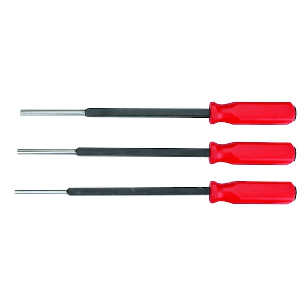 Groz Extended Reach Pin Punches Set - 3pcs, 1/4", 5/16" & 3/8" HPP/3/ST - main